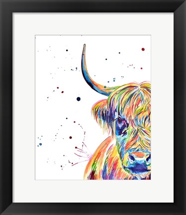 Framed Highland Cow Print