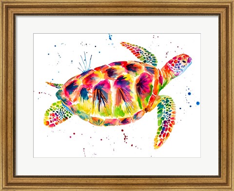 Framed Sea Turtle Print