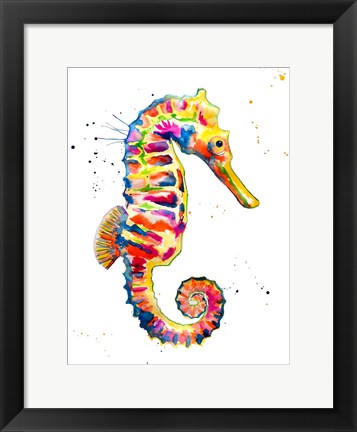 Framed Sea Horse Print