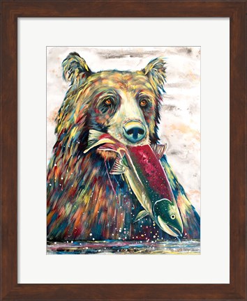 Framed Salmon Print