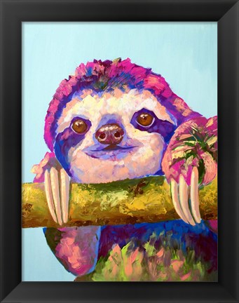 Framed Sloth Print