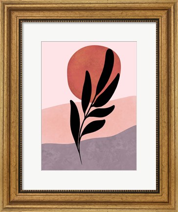 Framed Plant Stem Print