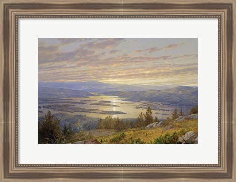 Framed Lake Squam Print