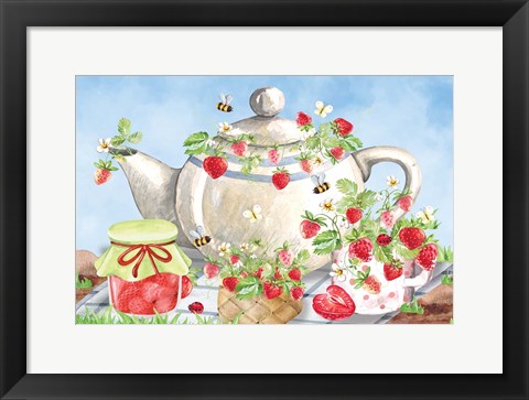 Framed Strawberry Jam Print