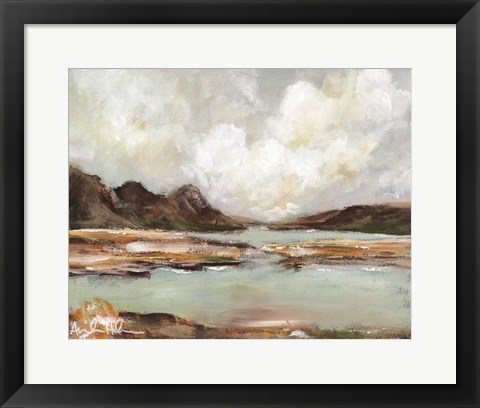 Framed Coastline Print