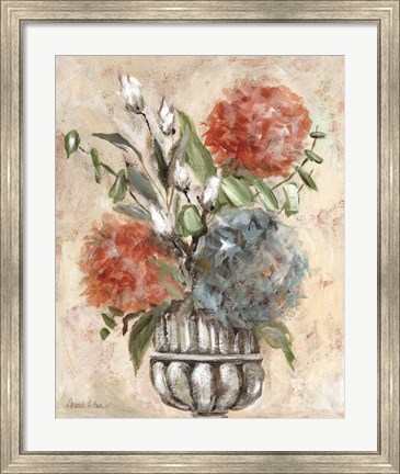 Framed Elegant Hydrangeas Print