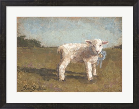 Framed Little Lamb III Print