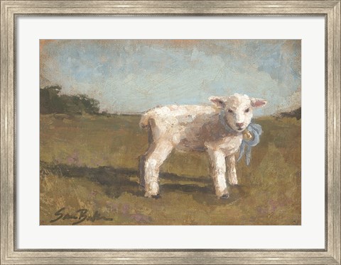 Framed Little Lamb III Print