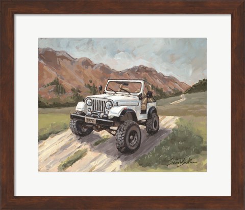 Framed Road Less Traveled Print