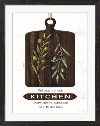 Framed Welcome to Our Kitchen Print