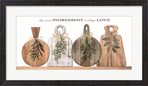 Framed Secret Ingredient Print