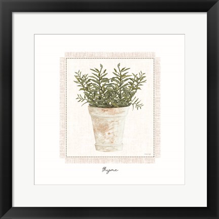 Framed Fresh Thyme Print