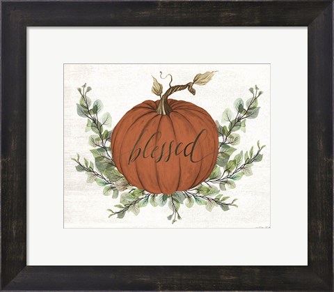 Framed Blessed Pumpkins Print