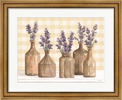 Framed Honeybloom Lavender I Print