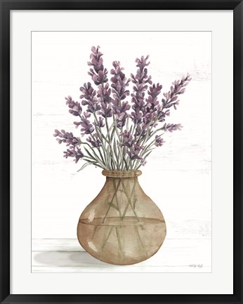 Framed Honeybloom Lavender II Print