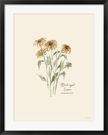 Framed Black Eyed Susan Print