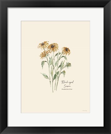 Framed Black Eyed Susan Print