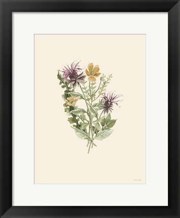 Framed Botanical Mix III Print