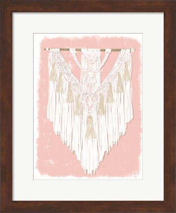 Framed Boho Wall Hanging I Print