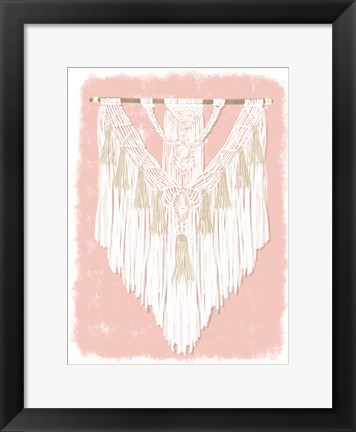 Framed Boho Wall Hanging I Print