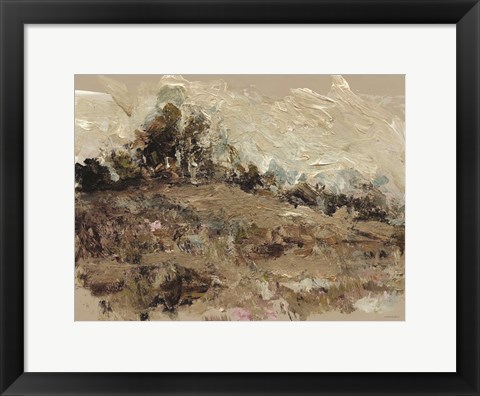 Framed At the Top of the Hill Print