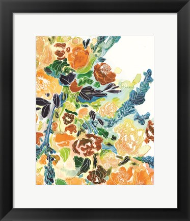 Framed Marigold Bunch Print
