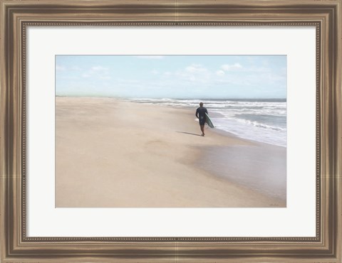 Framed Solo Surfer Print