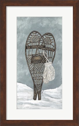 Framed Snowshoe Study Print