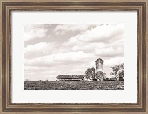 Framed Butler Road Farm Print