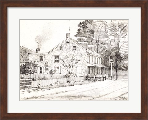 Framed Old General Store Print