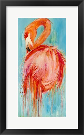 Framed Flamingo Pose Print