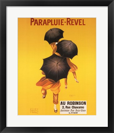 Framed Parapluie Revel Print