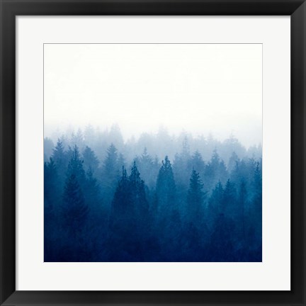 Framed Heart and Soul - Foggy Forest Print