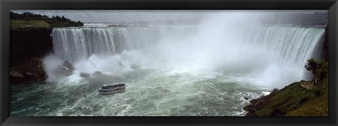 Framed Horseshoe Falls, Niagara River Print