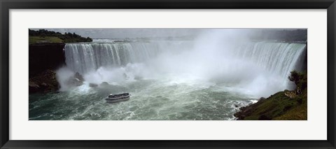 Framed Horseshoe Falls, Niagara River Print