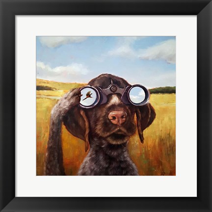 Framed Bird Dog Print