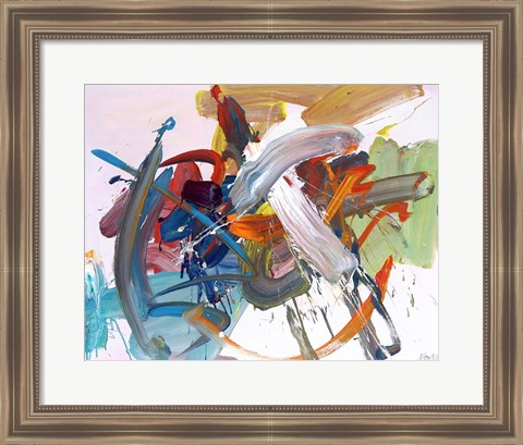 Framed Time Has Wings Print