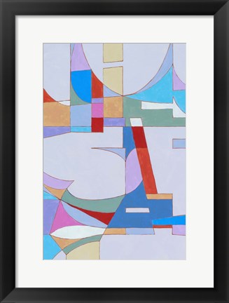 Framed Geometric Print