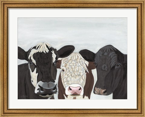 Framed Herd Meeting Print