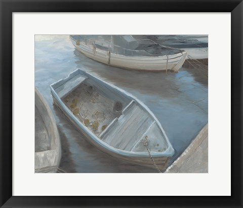 Framed Calmly Moored Print