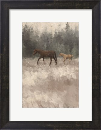 Framed Little Blonde Colt Print