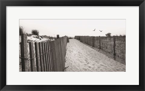 Framed Beach Path Print