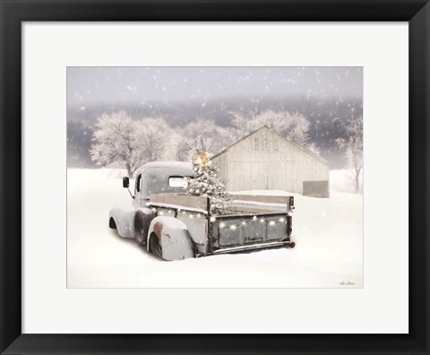 Framed Christmas Blues Print