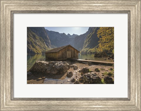 Framed Water Walkway Print