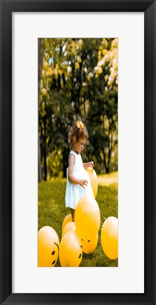 Framed Modern 8x22 Picture Frame Print