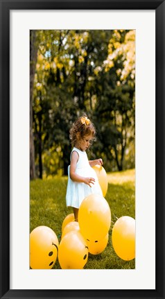 Framed Modern 13x29 Picture Frame Print