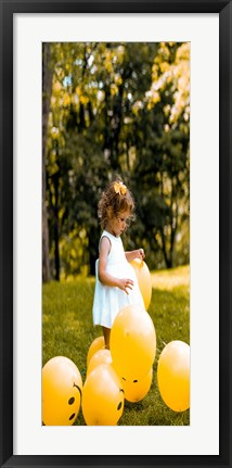 Framed Modern 13x33 Picture Frame Print