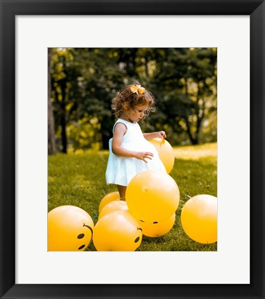 Framed Modern 13x34 Picture Frame Print