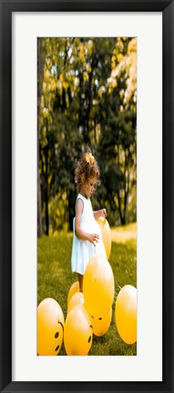 Framed Modern 31x10 Picture Frame Print