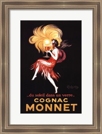 Framed Cognac Monnet Print